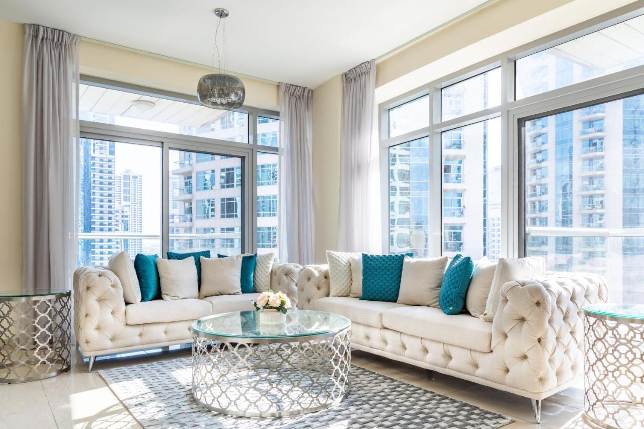Nasma Luxury Stays - Pastel-Colored Apt With Jaw-Dropping Marina Views Dubai Esterno foto